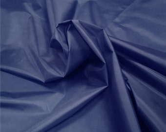 Royal Blue Nylon Look Tissu Imperméable à l’eau 5oz Matériel Étang Camp Extérieur Tente Housse de siège | 150cm de large