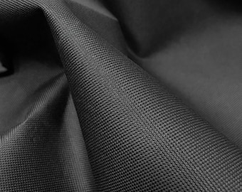 Black Waterproof Fabric Heavy Duty Thick Canvas Material D600 20oz Outdoor Cover 150cm Wide