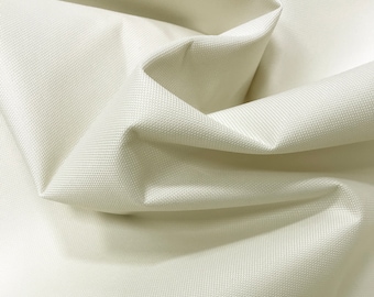 Cream Waterproof Fabric Heavy Duty Thick Canvas Material D600 20oz Outdoor Cover 150cm Wide