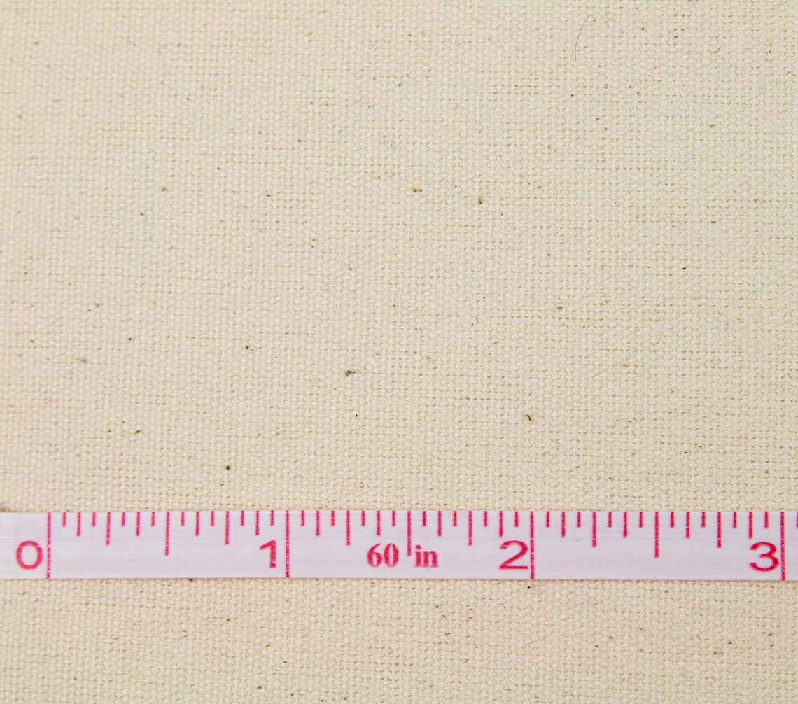 100% Cotton Natural - Calico Fabric by the Metre - Unbleached Craft ...