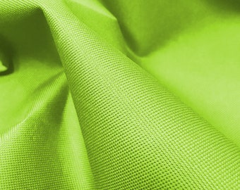 Lime Green Waterproof Fabric Heavy Duty Thick Canvas Material D600 20oz Outdoor Cover 150cm Wide