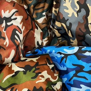 Waterdicht Ripstop Stof Camo Camouflage Polyester Materiaal Buiten Kite Tent Kampeerhoes Per meter - 150 cm breed
