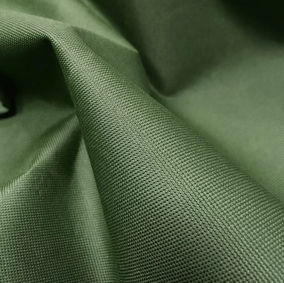 Olive Green Waterproof Fabric Heavy Duty Thick Canvas Material