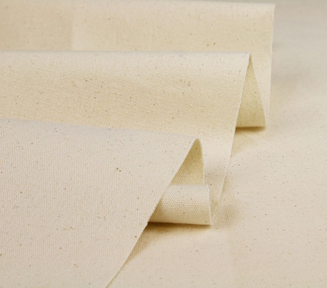 100% Cotton Natural Calico Medium Weight Craft Fabric 63'' Wide (50m Roll)