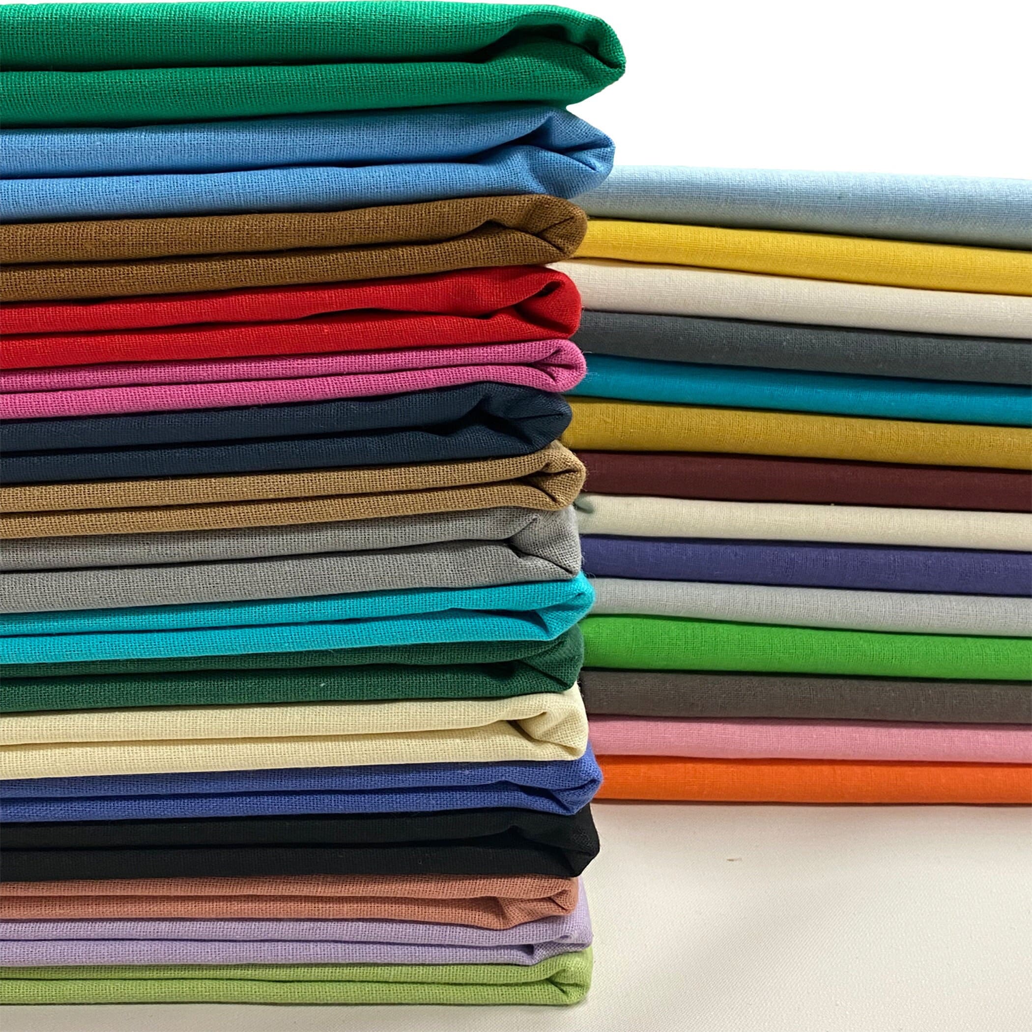 Plain Cotton Fabric for for Sewing Clothing Quilting Curtain Lining  Sheeting Totes Costume Dress Pillowcases Material 60" Wide 150 GSM - Etsy