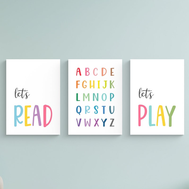 Lets Read Sign - Etsy