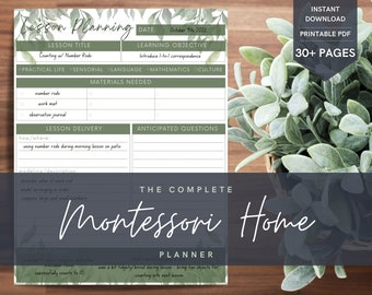 Montessori Stundenplan | Hausschule Printable (PDF-Download)