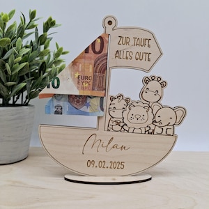 Taufgeschenk, Bleibende Geschenke zur Taufe, Taufe Geschenk Geld, Geschenk zur Taufe Geld, Geldgeschenk Arche Noah , Taufe Glückwünsche