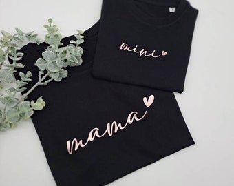 Familien Outfit, Partnerlook Mutter Tochter, Erster Muttertag Geschenk, Familienoutfit, Mama Shirt, Mom Shirt