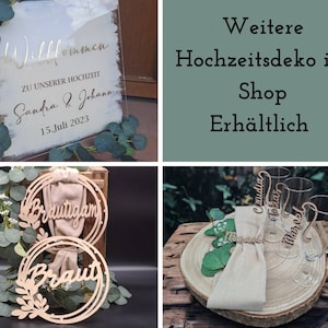 Girlande Hochzeit, Wimpelkette Hochzeit, Hochzeitsgirlande, Deko Hochzeit, Wimpelkette personalisiert Bild 7