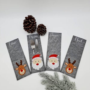 Weihnachten Bestecktasche MOPOIN Bestecktasche Weih Produktbild-Vorschau 5