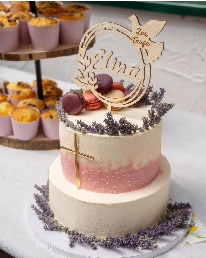 Cake Topper Taufe