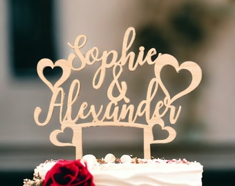 Cake Topper, Cake Topper Hochzeit, Tortendeko Hochzeit, Tortenstecker Hochzeit, Hochzeitsdeko, Torten Topper