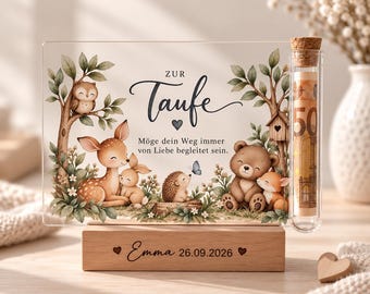 Personalisierte Geschenke zur Taufe, Personalisierte Taufgeschenke, Taufgeschenk für Patenkind, Außergewöhnliches Taufgeschenk,