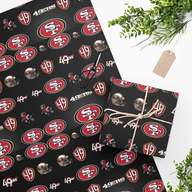 Gift Wrapping Paper San Francisco 49ers - Etsy