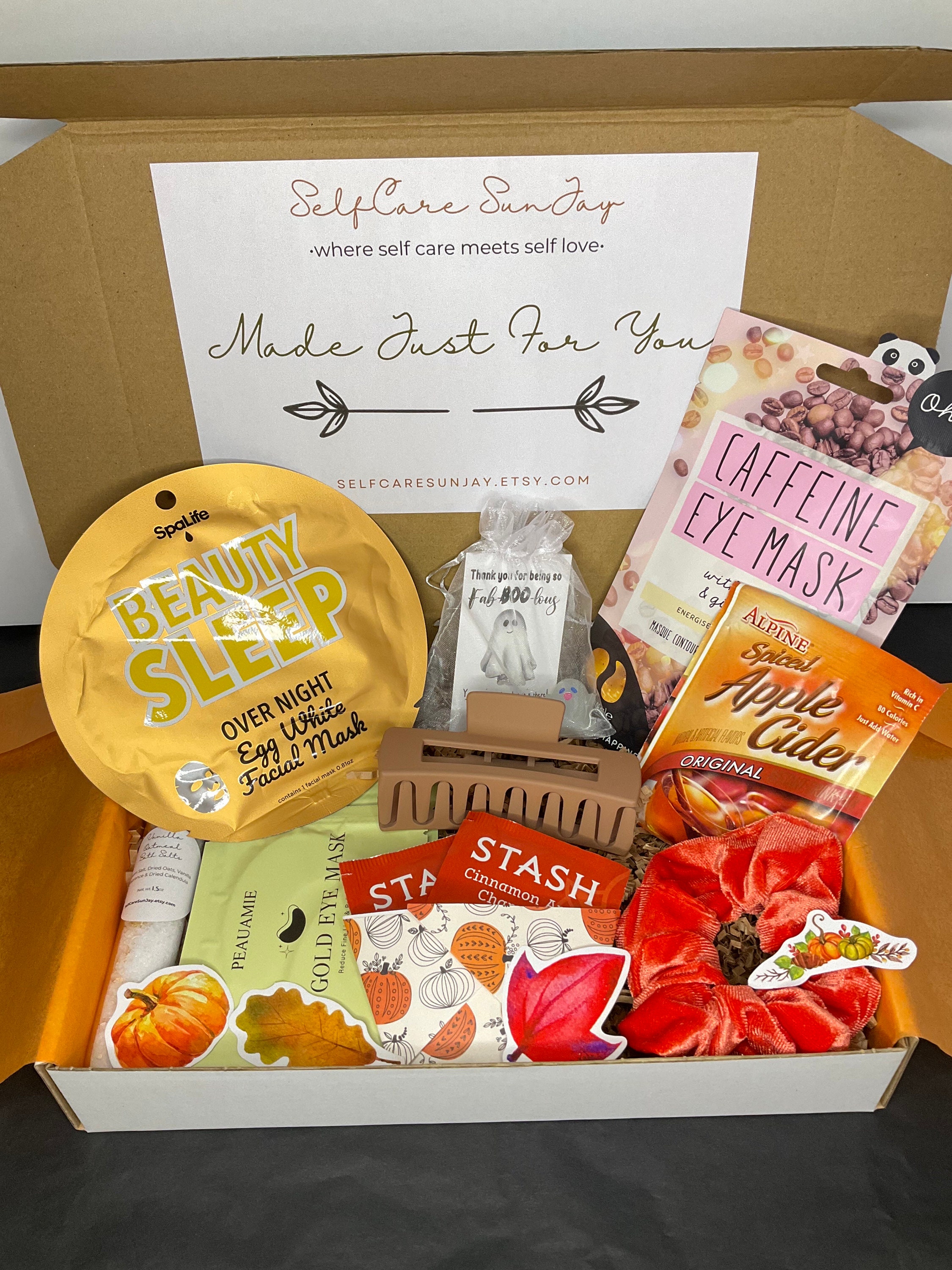 Fall Gift Box for Her College Care Package Spooky Basket for Teen ...