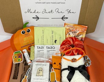 Personalized Halloween Gift Box for Tween Girl Boo Basket for Teen Halloween Gift Basket Preteen Spooky Basket Granddaughter Gift Fall Gift