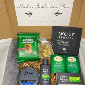 Cadeau voor hem Vaderdagcadeau voor papa Verjaardagscadeau heren Cadeaudoos zelfzorg heren Cadeaumand man voor man Bedankt, waardering geschenkdoos