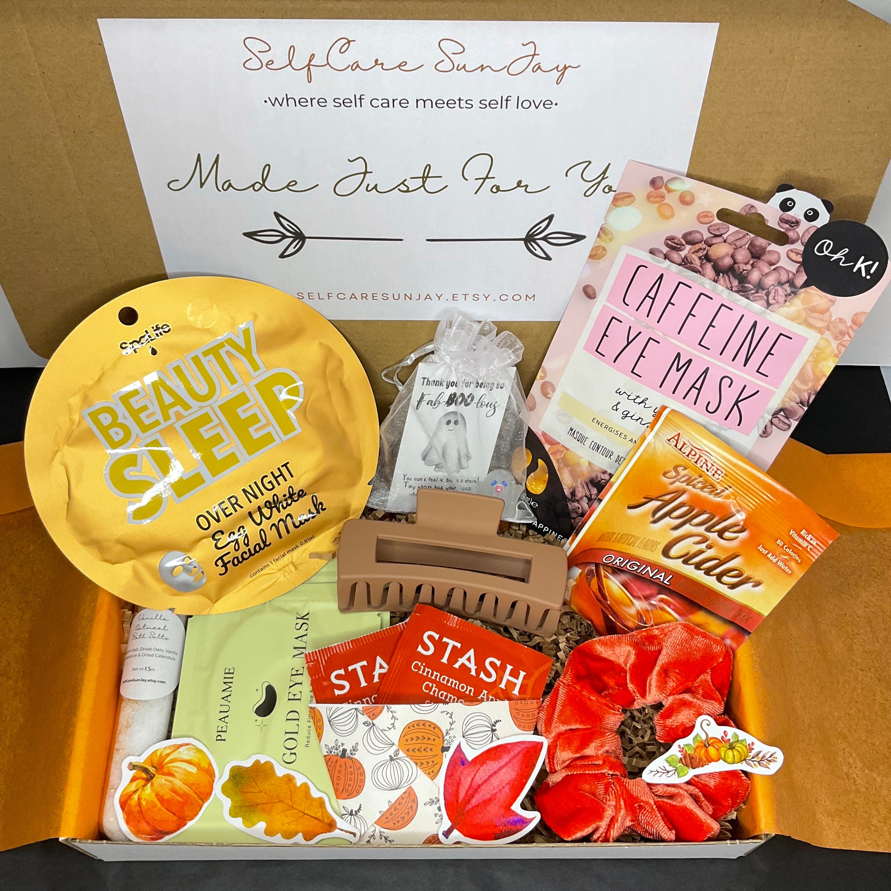 Fall Gift Box for Her College Care Package Spooky Basket for Teen ...