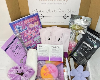 Regalo para adolescente preppy, caja de mimos para adolescente, caja de regalo para preadolescentes, regalo de cumpleaños para preadolescentes, caja de spa para niña, caja de autocuidado para adolescente.