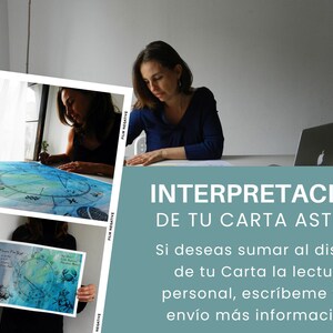 Carta Astral Personalizada, Nébula Orion, Dibujo de Cartas Natales, Regalo, Astrología, Póster, zodíaco, Cumpleaños, Boda, Envío gratis Bild 5