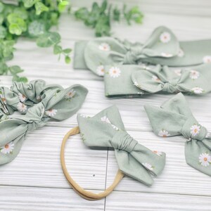 Barrette Cheveux Mommy's Little Shopping Buddy - Fait Main USA - Ruban Gros Grain Rouge Et Blanc