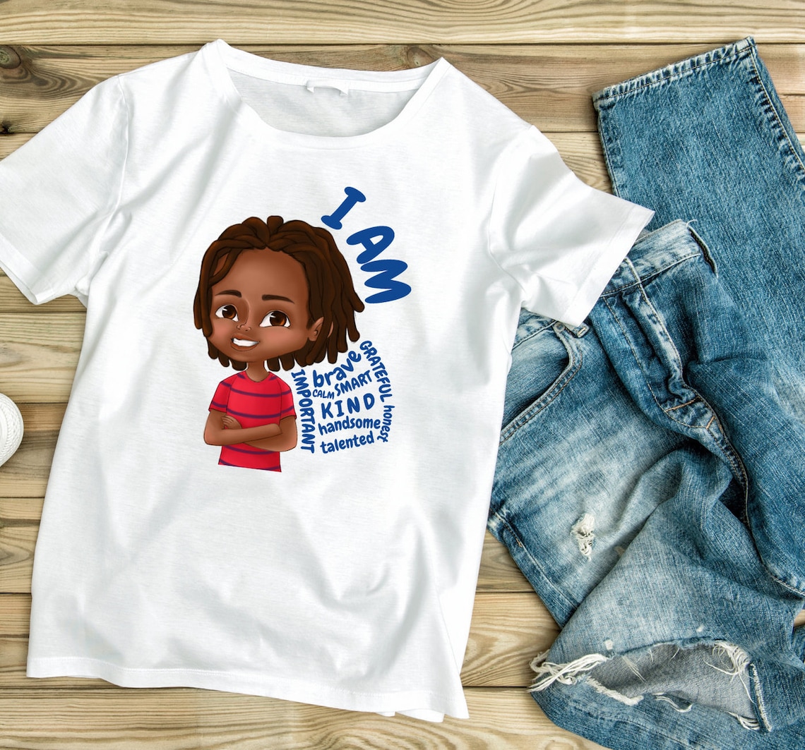 Black Boy Joy Tshirt, Kids Black Pride Shirt, African American Boys