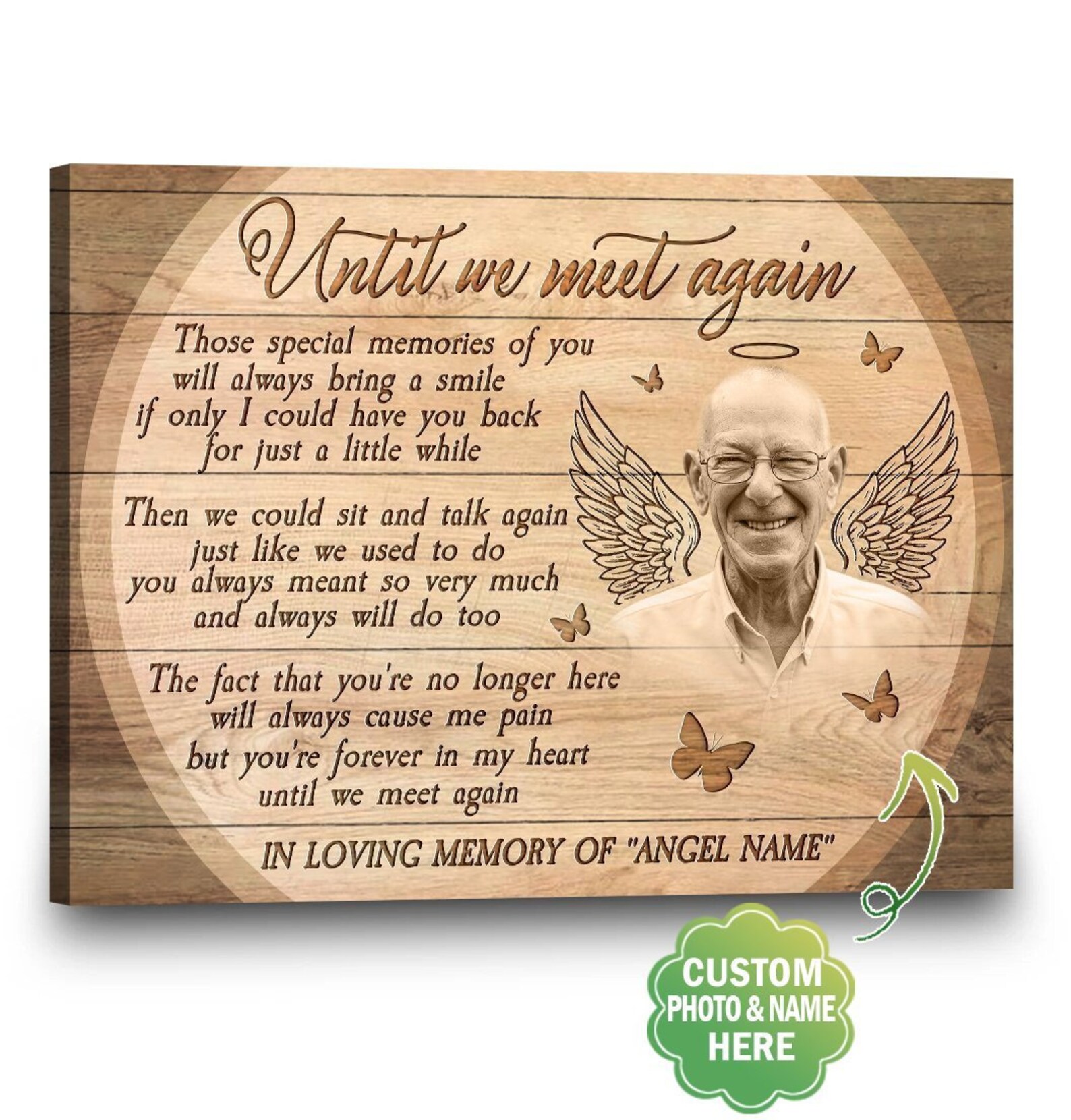Personalized Memorial Gift for Loss of Loved One Until We Etsy