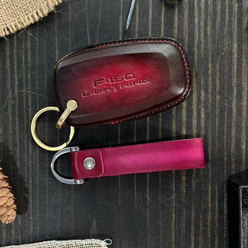 Handmade Ford Key Fob Cover for F150F350, Bronco, Escape, Ranger