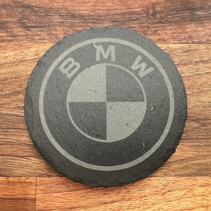 BMW Engraved Slate Coaster