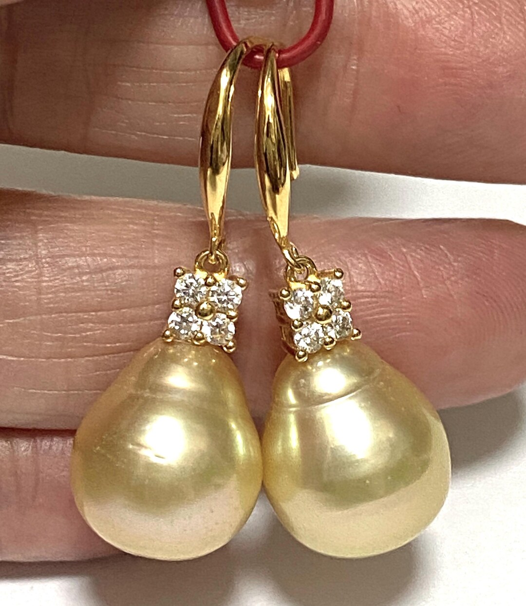 Orecchini Pendente In Conchiglia Bianca Effetto Perla, 10/12/14 Mm, Placcati Argento, Regalo