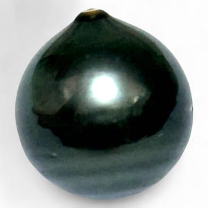 Tahitian Black Pearl: 17.2Ct Undrilled Gem from French Polynesia