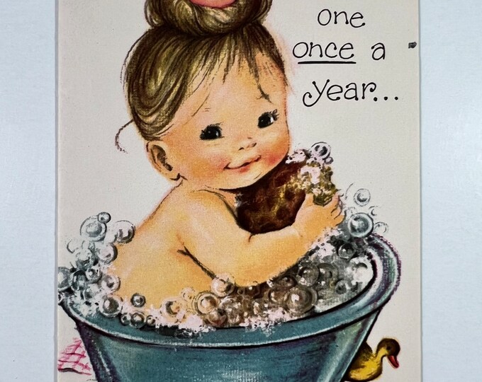 Vintage Girl Birthday Greeting Card Coronation Collection Etsy