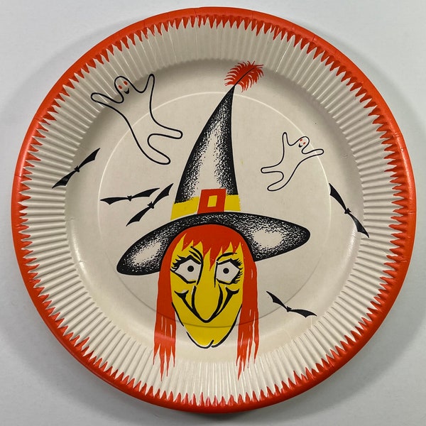 Vintage Paper Plate Etsy