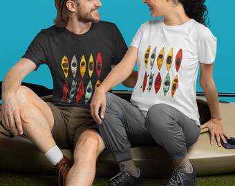 サマー カヤック T シャツ | ユニセックス & ノンバイナリー | サイズ S - 5XL | アウトドア愛好家へのギフト