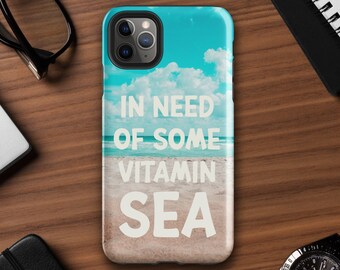 ビタミンが必要な海の夏の携帯電話ケース | iPhone 15/14/13/12/11+ Pro Max Mini