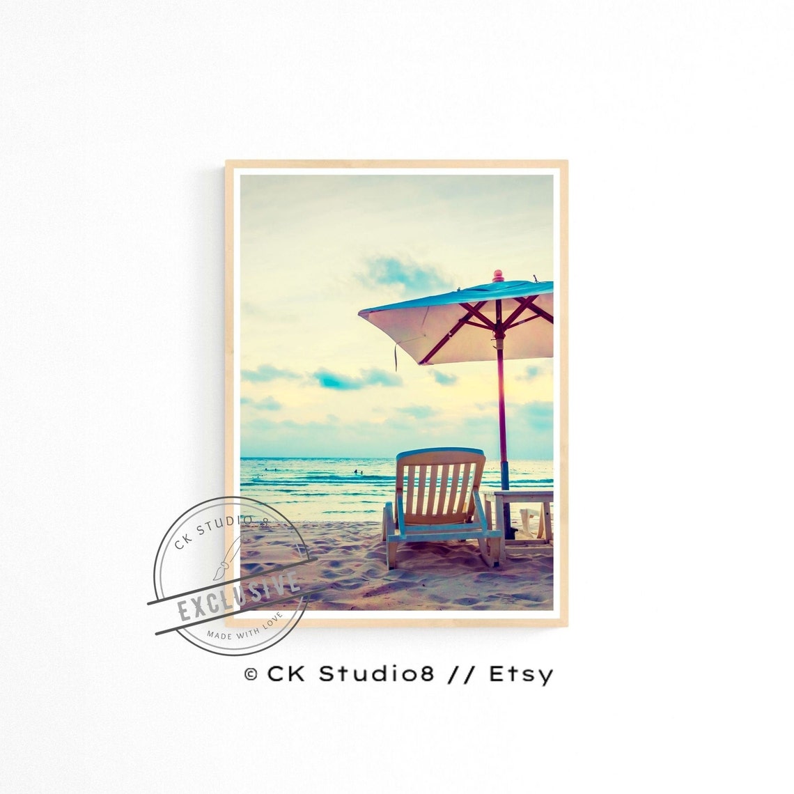 Beach Printable Wall Art Ocean Print Coastal Printable Etsy