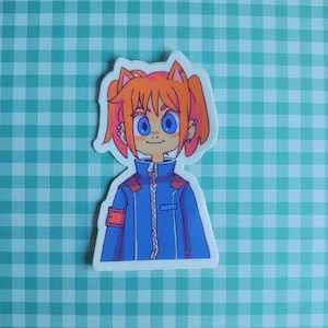 Vinyl Anime Cat Girl Sticker