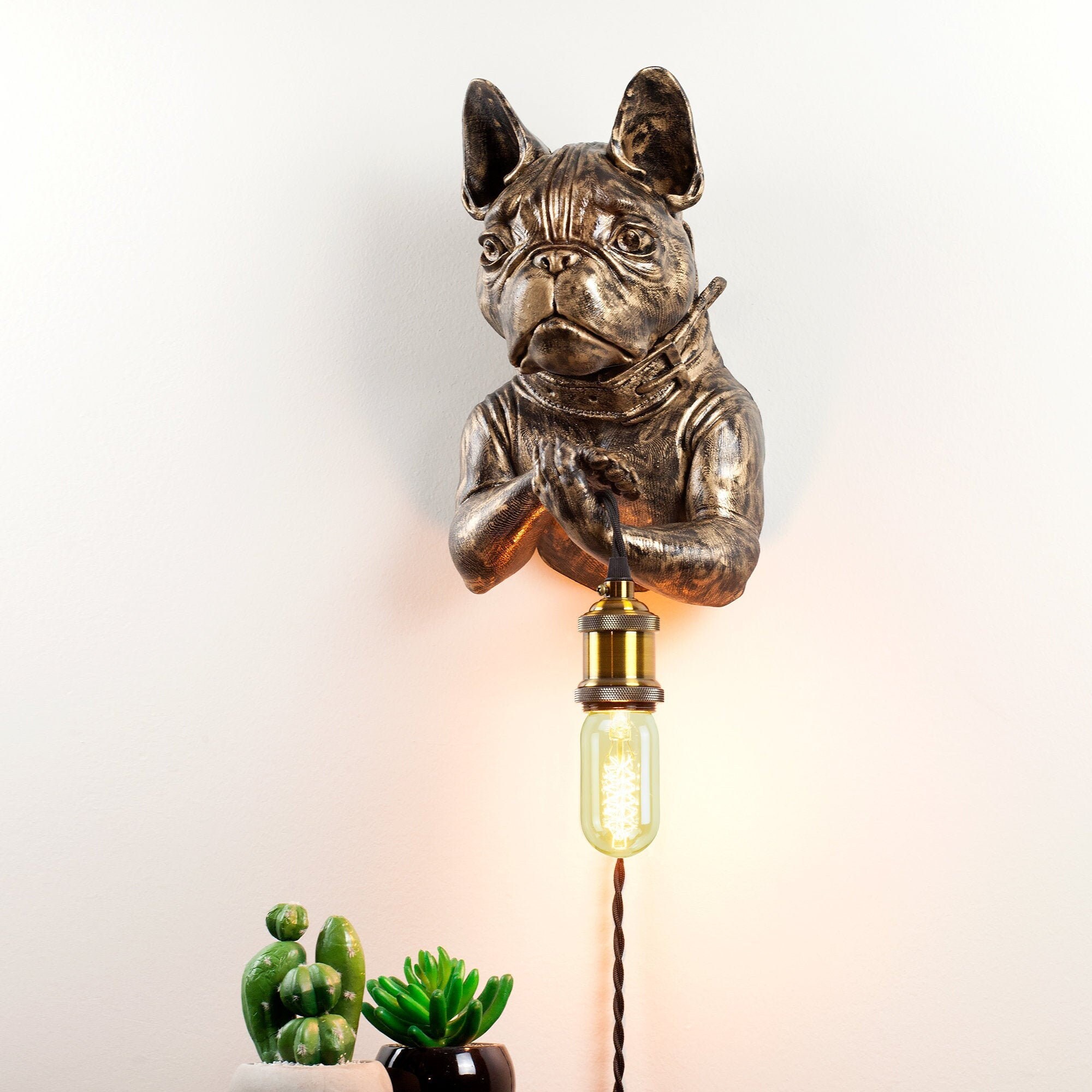 French Bulldog Lamp French Bulldog Lover Frenchie Puppy Bust Etsy