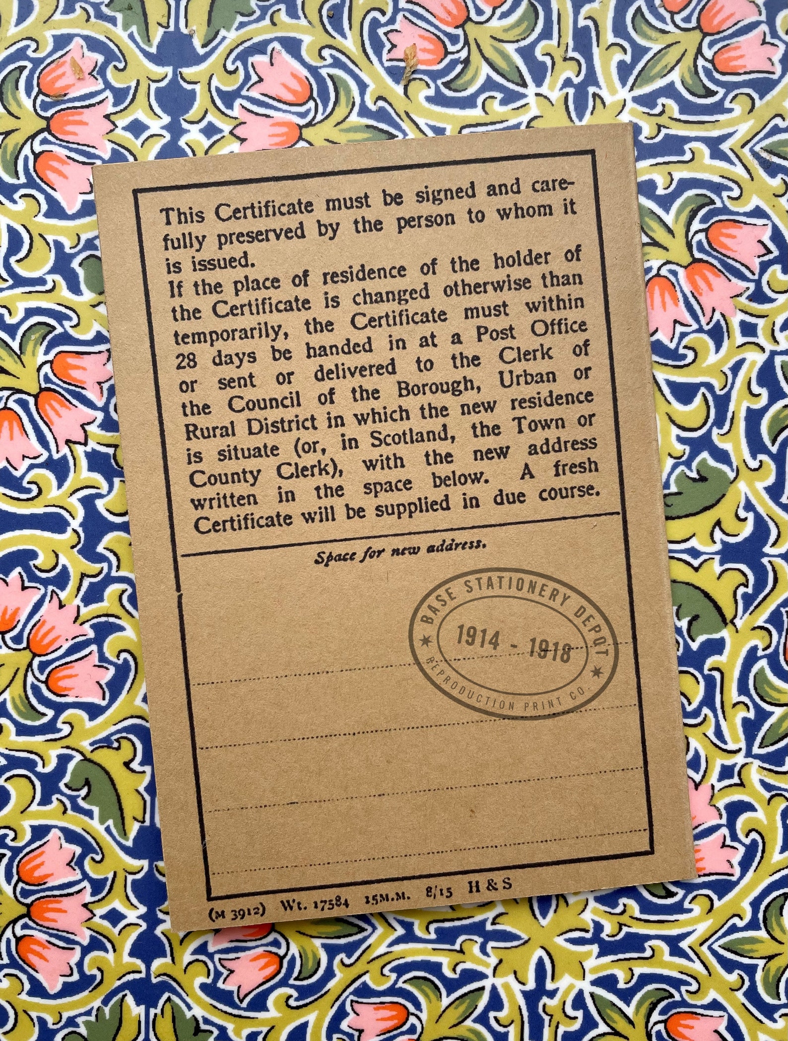 Customised ww1 identity card reproduction national etsy