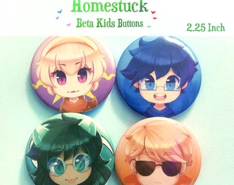 Homestuck Beta Kids Buttons