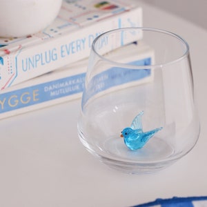 Autumn Bluebird Glassware Set of 2 Everyday Drinking Glasses, Bluebird  Glasses, Bluebird Glass, Bluebird Glassware, Fall Wedding Glasses 