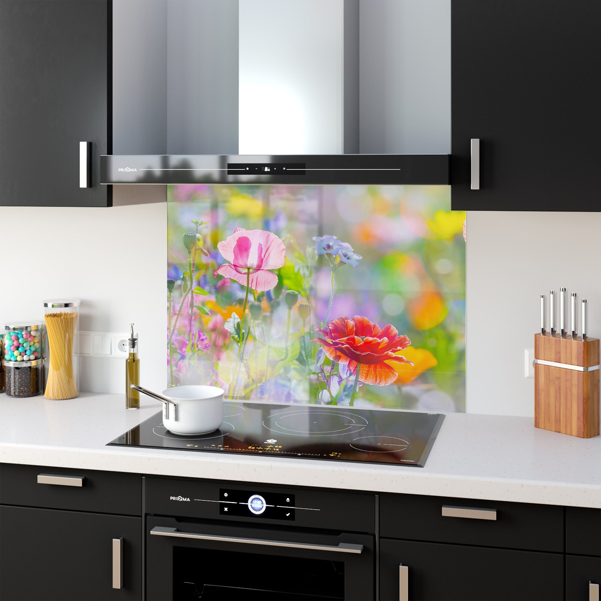 Kitchen Glass Splashback ANY SIZE Hob Cooker Backsplash Wall Etsy UK