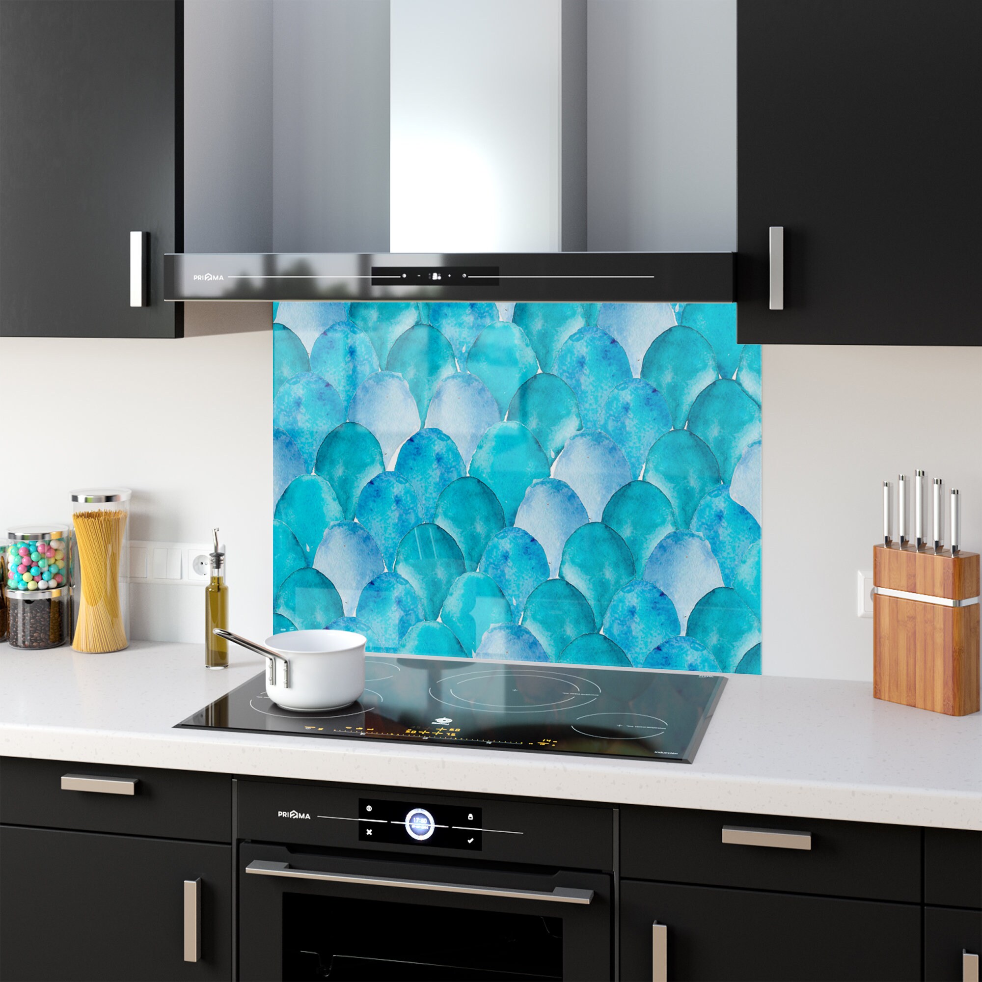 Kitchen Glass Splashback ANY SIZE Cooker Hob Backsplash | Etsy