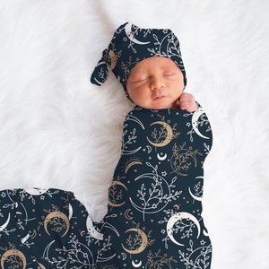 Moon and stars swaddle hot sale