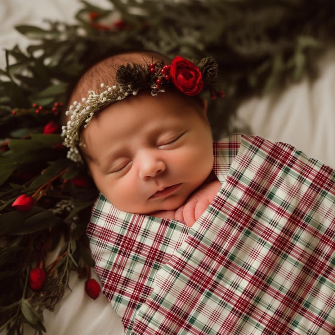 Baby's First Christmas Outfit Xmas Swaddle Gift Set Etsy