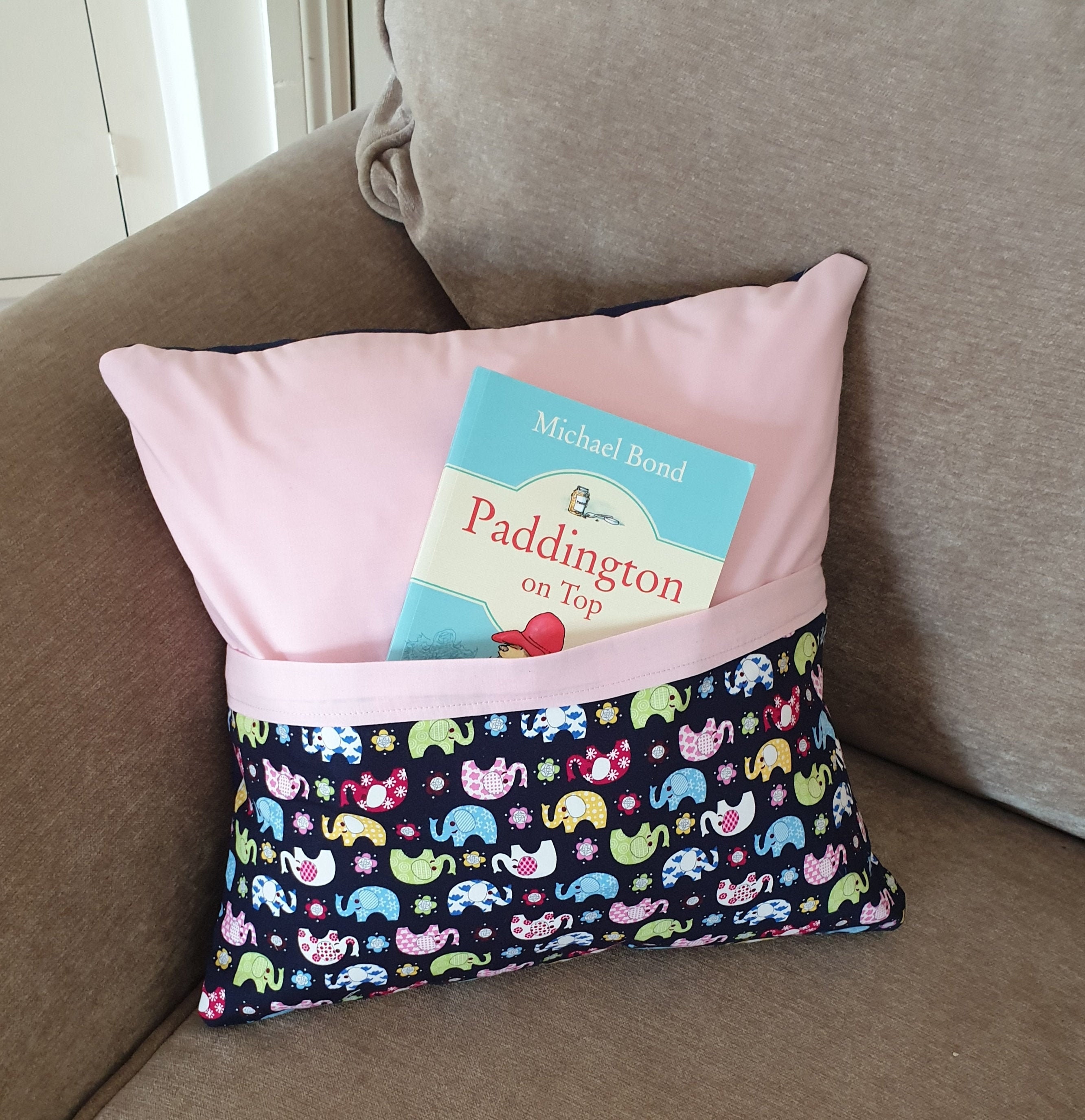 Children's Book Pocket Cushions Etsy