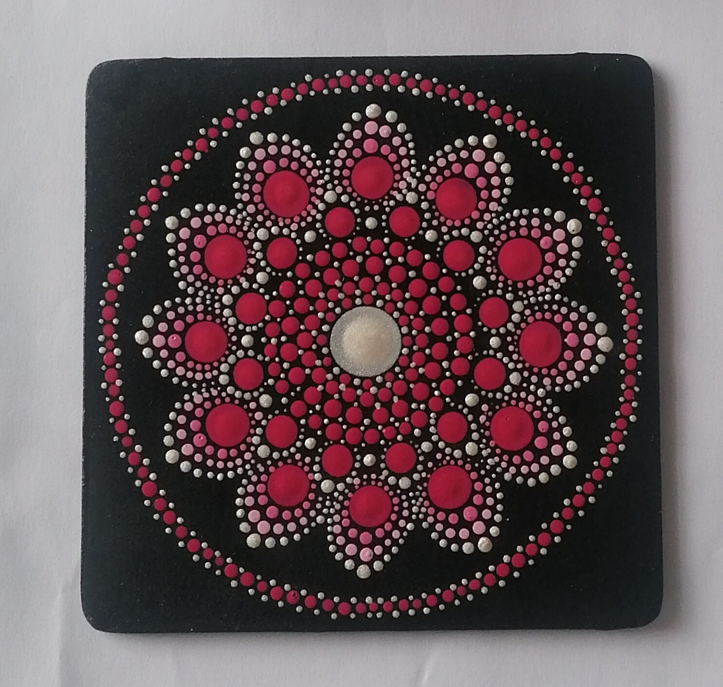 Mandala Dot Painting Kit for Beginners. Paint and Coasters Etsy