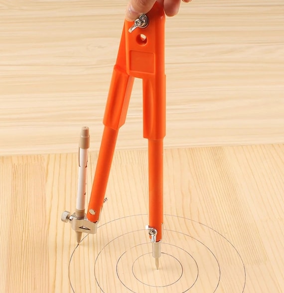 Extra Compass With Pencil Circle Drawing Tool Adjustable Circle Drawing Tool