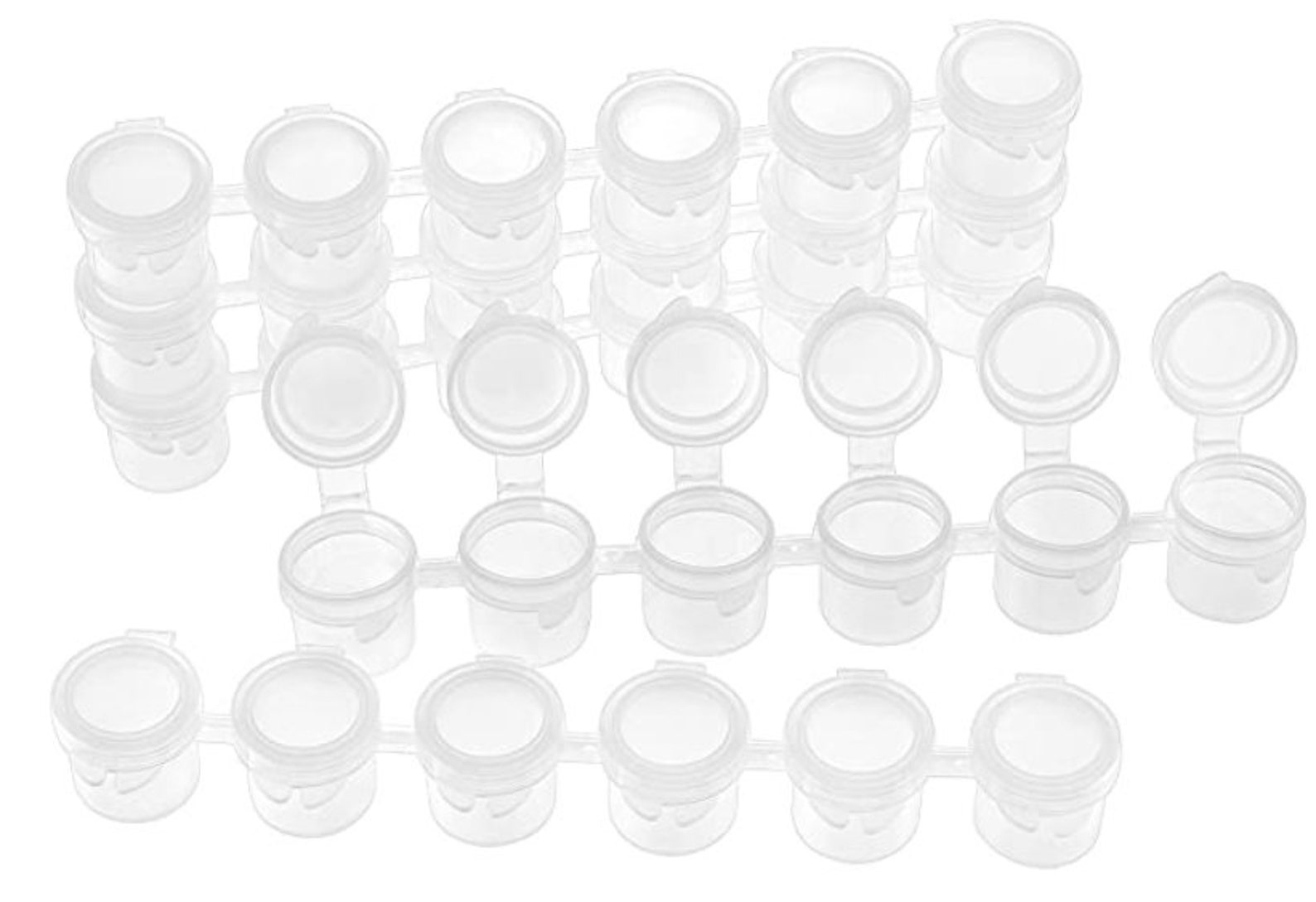 Empty Paint Pots plastic paint storage containers paint Etsy